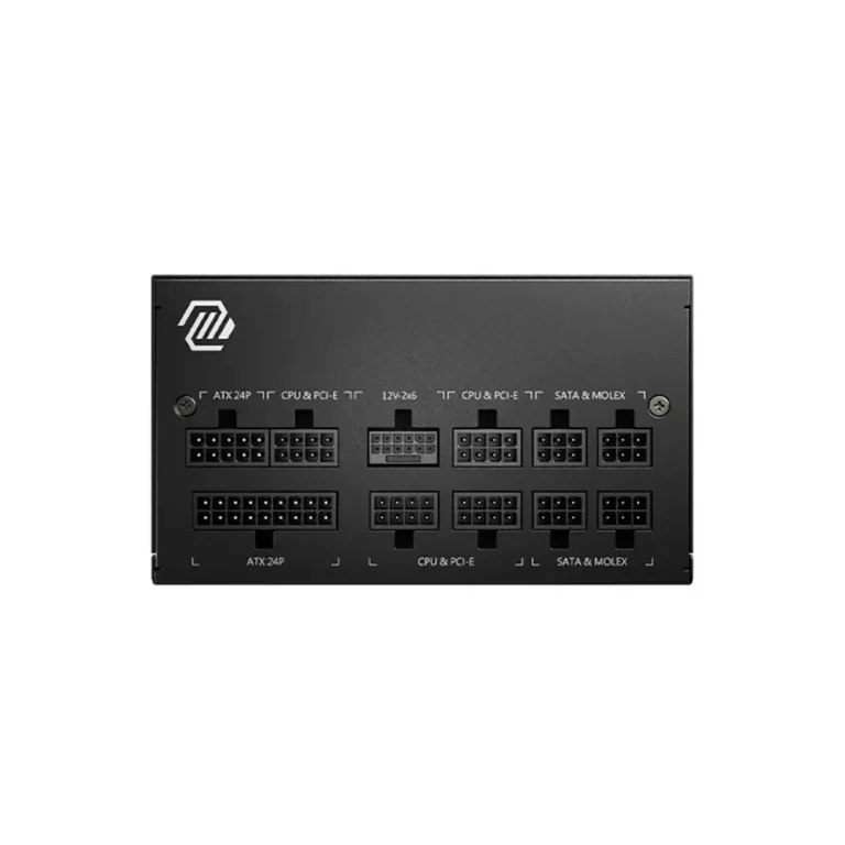 MSI MAG A850GL PCIE5 II Fuente de Alimentación 850W 24-pin ATX Negro 80+ Gold