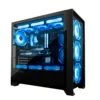 Coolbox Ge-2000 DualView Caja Gaming ATX Negra Sin Fuente