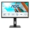 AOC Q32P2 Monitor Profesional QHD Multimedia 31.5" Negro