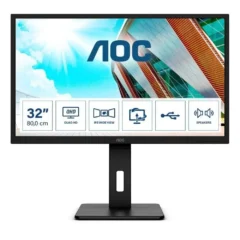 AOC Q32P2 Monitor Profesional QHD Multimedia 31.5" Negro