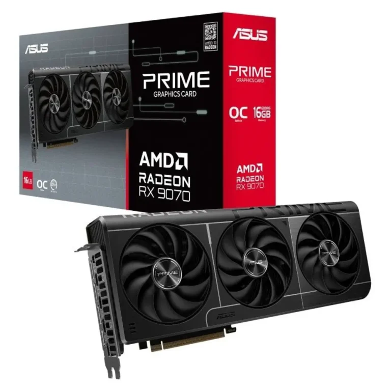 Asus Prime Radeon RX 9070 OC Edition 16GB GDDR6