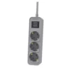 Philips CHP2134G/12 Regleta con Interruptor 3 Tomas de corriente Cable 1.5m