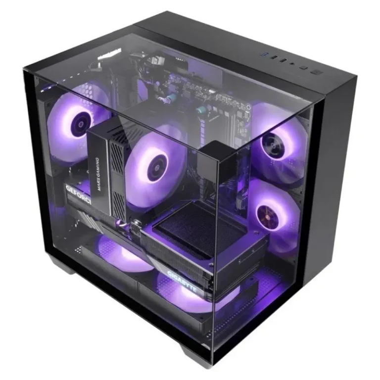 Mars Gaming MC-VISIONM Negra Caja Gaming Minitorre