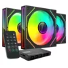 Mars Gaming MF-3DPROKIT Pack Ventiladores 12cm + HUB + Mando ARGB