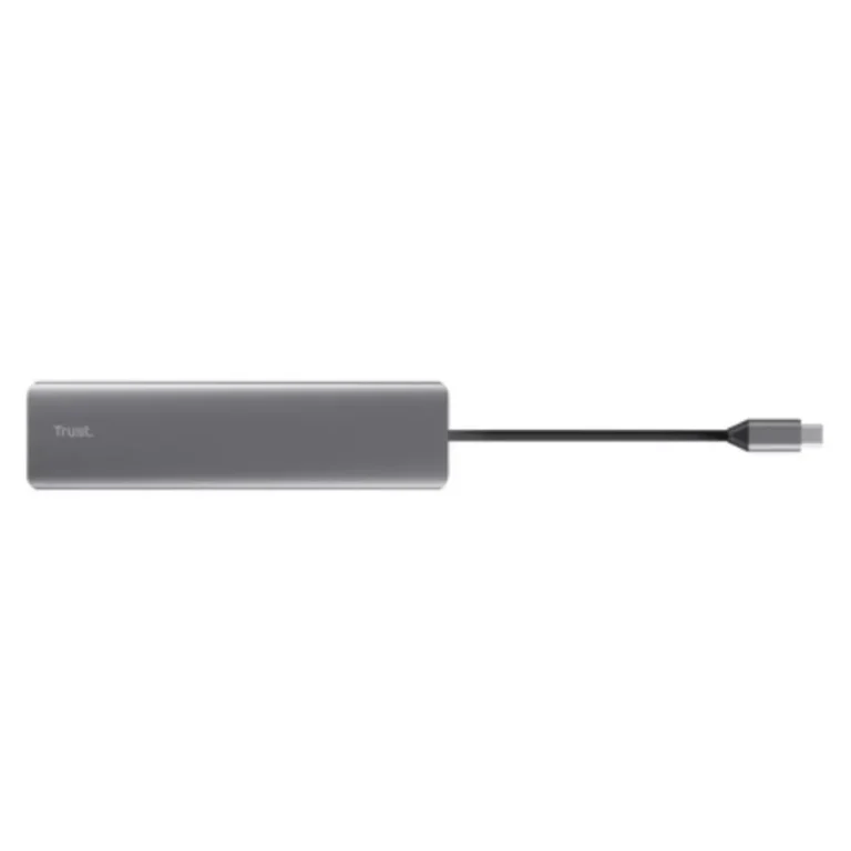 Trust Dalyx Docking USB-C 2xUSB 2xHDMI 1xDisplayPort 1xUSB Tipo-C PD Gris