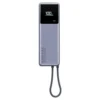 Xiaomi Power Bank Integrated Cable 165W Powerbank 10000mAh Gris