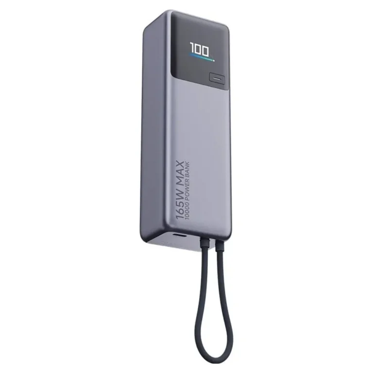 Xiaomi Power Bank Integrated Cable 165W Powerbank 10000mAh Gris