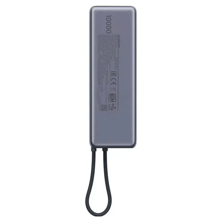 Xiaomi Power Bank Integrated Cable 165W Powerbank 10000mAh Gris