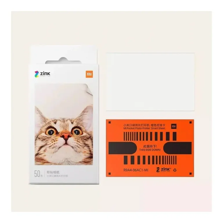 Xiaomi Mi Portable Photo Printer Paper 5x7.6cm Papel Fotográfico 20 Hojas