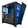 Coolbox Ge-2000 DualView Caja Gaming ATX Negra Sin Fuente