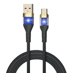 Iggual IGG319994 Cable USB-A a Tipo-C 3A 100 cm trenzado LED