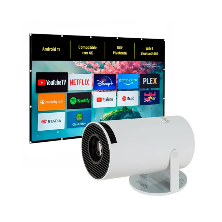 Iggual Pack Mini Proyector y Pantalla 100" Plegable