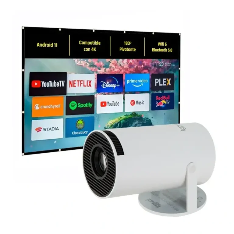 Iggual IGG318973+IGG318126 Pack Mini Proyector + Pantalla 120" Plegable
