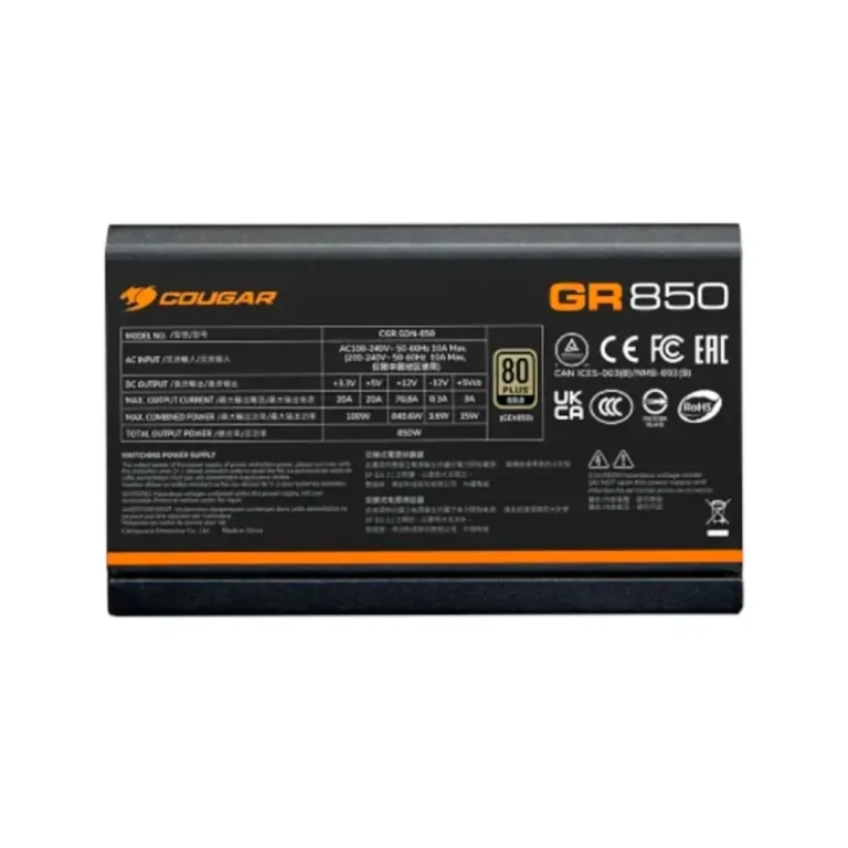 Cougar GR850 Fuente Alimentación 850W 80Plus Gold