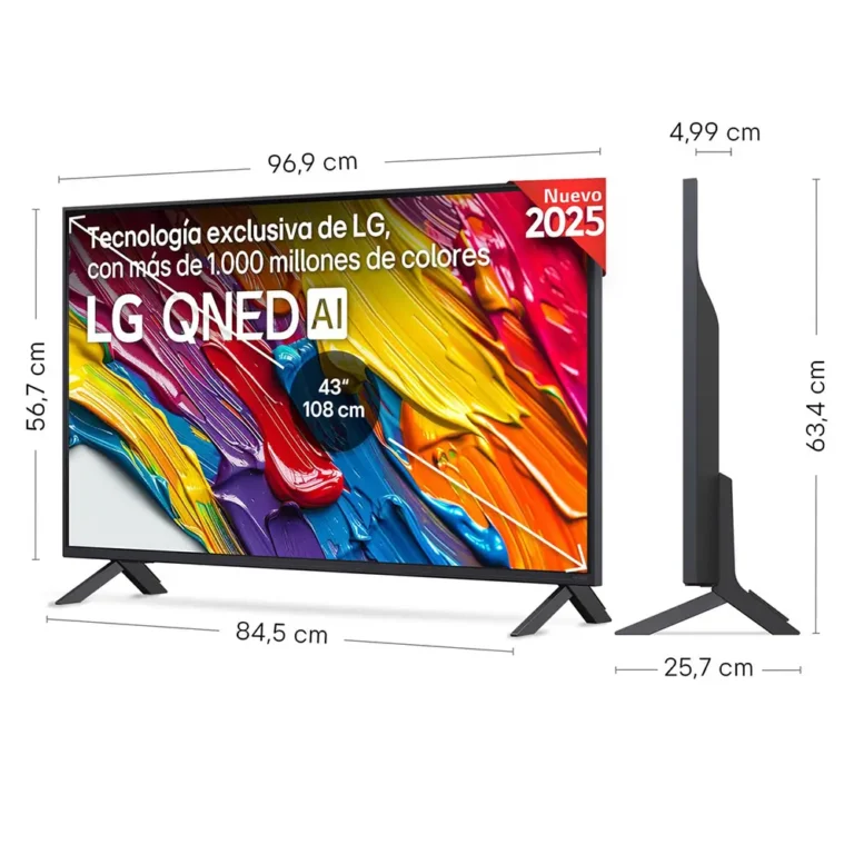 LG QNED 43QNED82A6B 43" Ultra HD 4K Smart TV WiFi