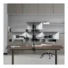Aisens DT27TSR-379 Soporte de Mesa para 4 Monitores y TV Giratorio Inclinable hasta 8kg
