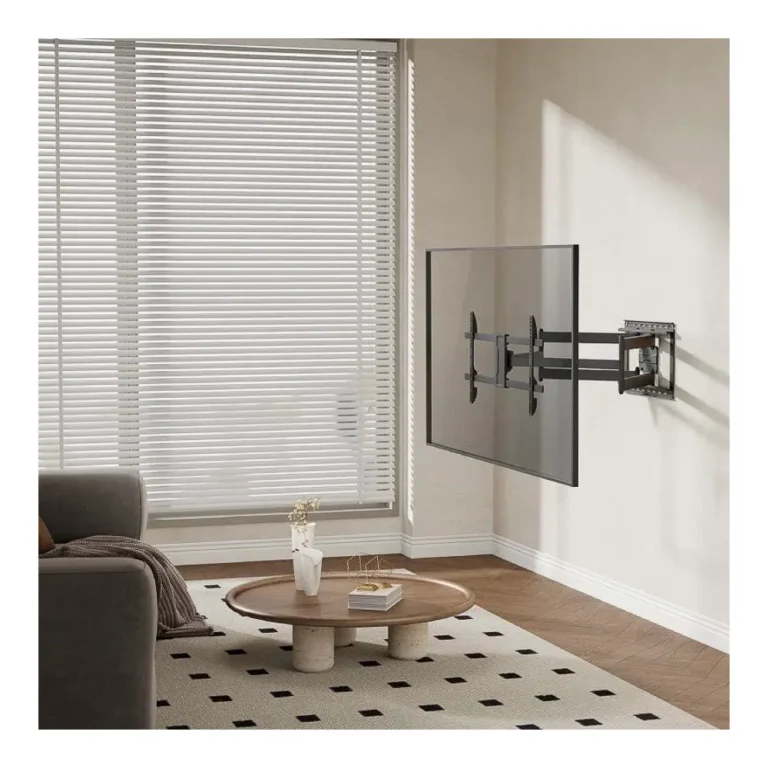 Aisens WT90TSLE-387 Soporte de Pared Giratorio Inclinable Nivelable para Monitor y TV de 43-90" hasta 60kg