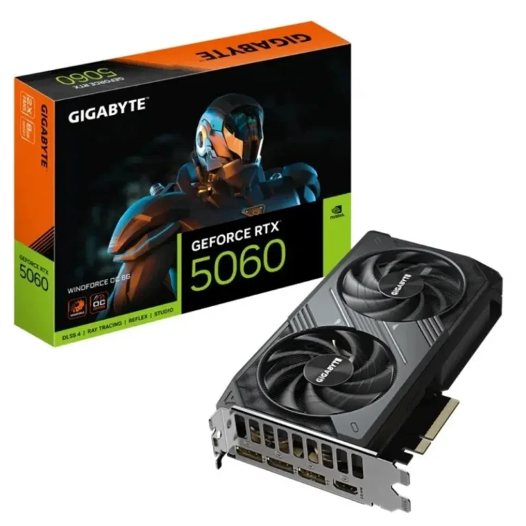 Gigabyte GV-N5060WF2OC-8GD GeForce RTX™ 5060 WINDFORCE OC 8G GDDR7