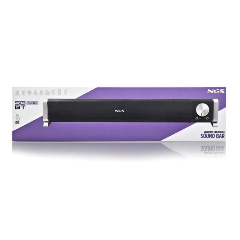 NGS SB500-BT Subway 40W 2.0 Negra Barra de Sonido con Bluetooth