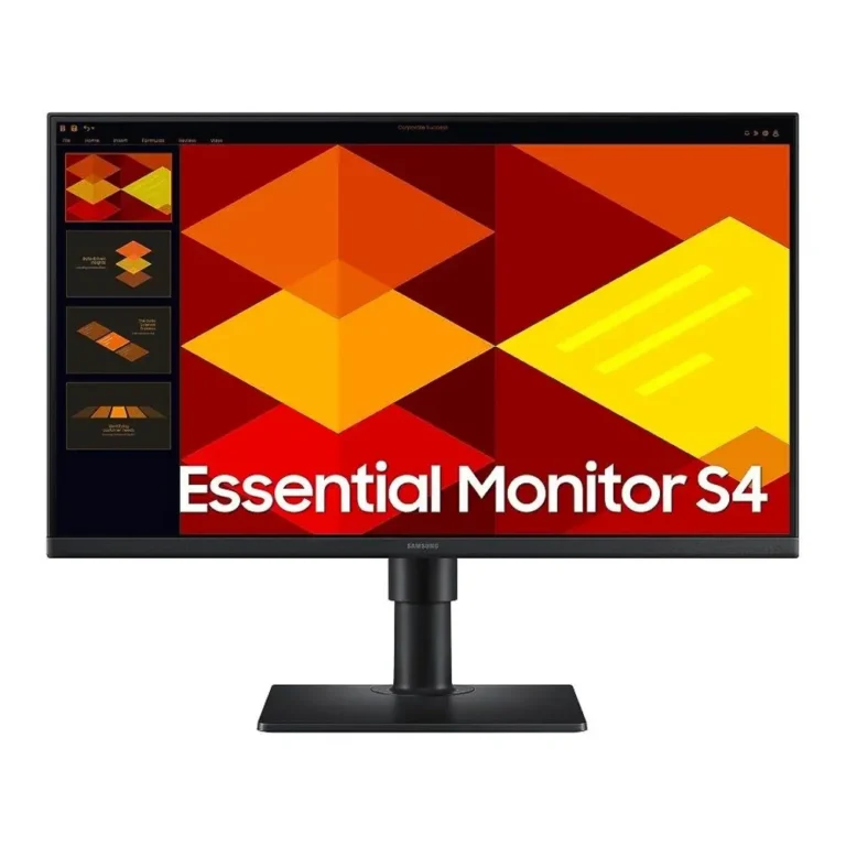 Samsung Essential S4 S40GD S24D402GAU 24" Full HD Regulable en Altura Negro