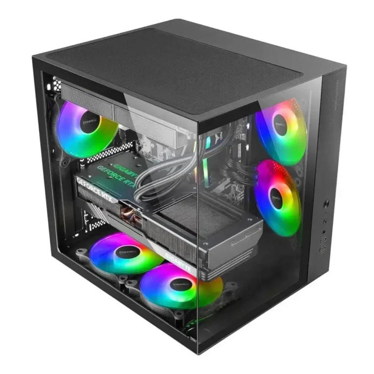 Mars Gaming MCV-ONE Caja Gaming Semitorre Negro