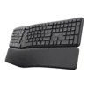 Trust Keyra Teclado Inalámbrico por Bluetooth Multidispositivo Ergonómico
