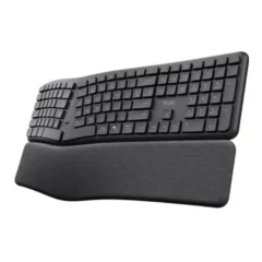 Trust Keyra Teclado Inalámbrico por Bluetooth Multidispositivo Ergonómico