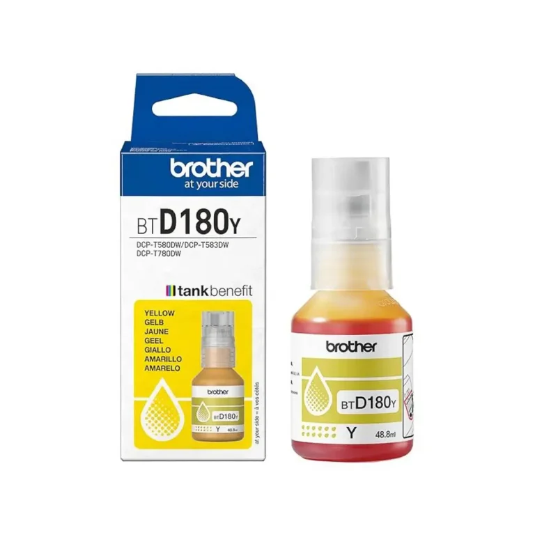 Brother BTD180Y Amarillo Botella Tinta Inkjet Original