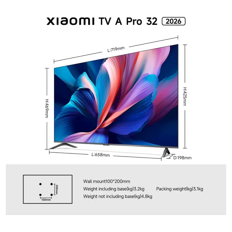 Xiaomi QLED TV A Pro 2026 Ultra HD 4K Smart TV WiFi