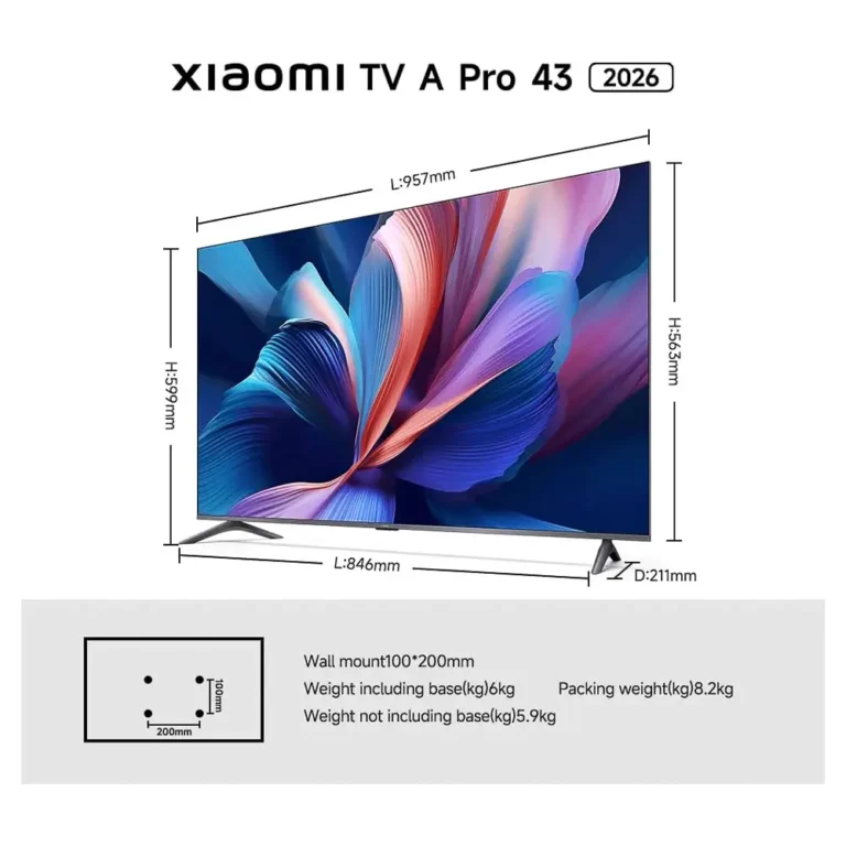Xiaomi QLED TV A Pro 2026 Ultra HD 4K Smart TV WiFi