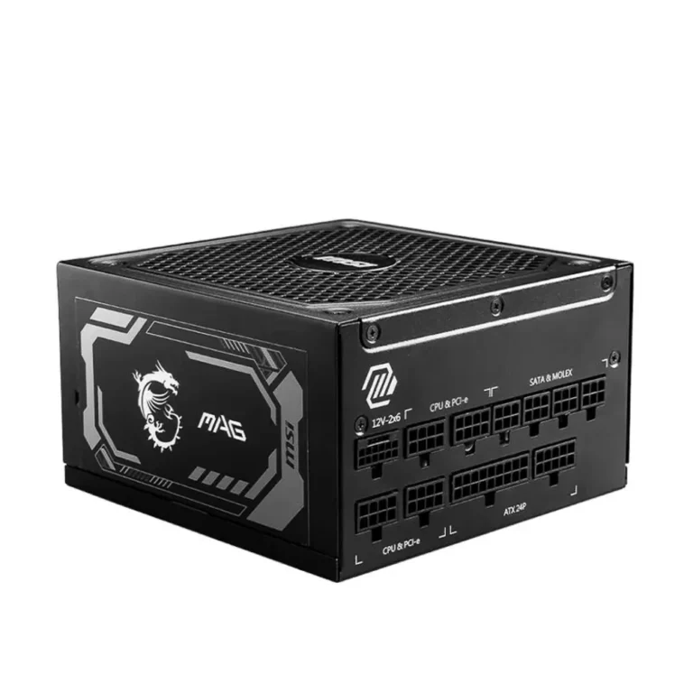 MSI MAG A1250GL PCIE5 Fuente de Alimentación 1250W 24-pin ATX Negro 80+ Gold