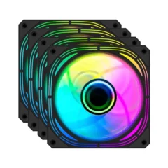 Coolbox COO-VAU-ARX4 ARGB Infinity Pro KIT 4 Ventiladores 12cm