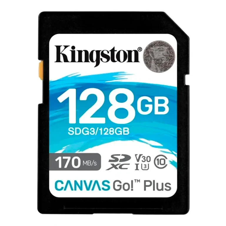 Kingston Technology Canvas Go! Plus SDXC 170R C10 UHS-I U3 V30