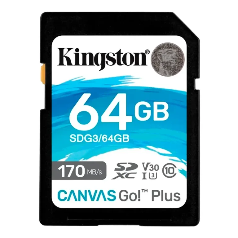 Kingston Technology Canvas Go! Plus SDXC 170R C10 UHS-I U3 V30