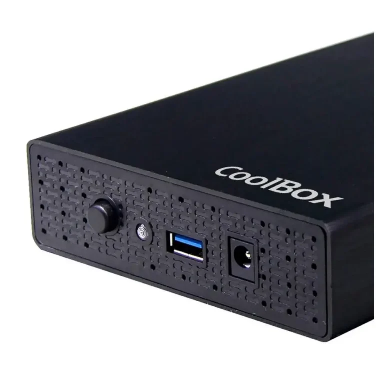 Coolbox SCA-3533 Caja Externa para Disco de 3.5″ USB 3.0 Negra Aluminio