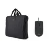 Nilox NXBM001 Maletín 15.6" Negro + Ratón USB 1000dpi