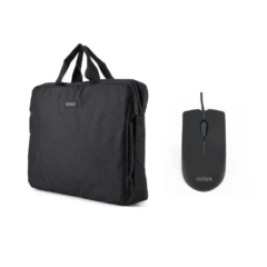 Nilox NXBM001 Maletín 15.6" Negro + Ratón USB 1000dpi