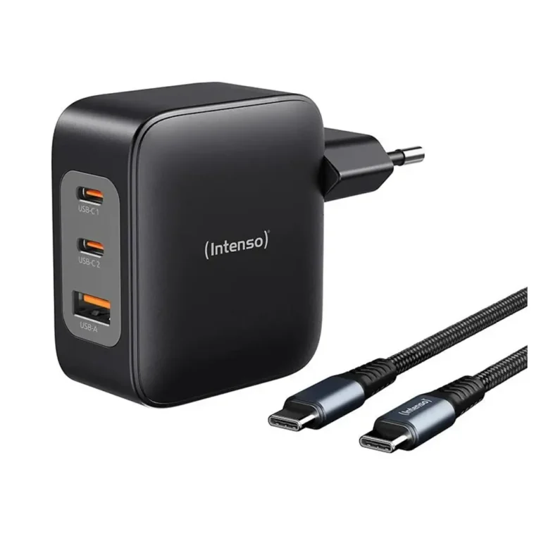 Intenso W100ACC KIT Cargador GaN + Cable USB-C