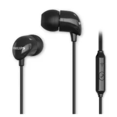 Philips TAE1126BK Auriculares Intrauditivos con Micro Alámbricos Jack 3.5