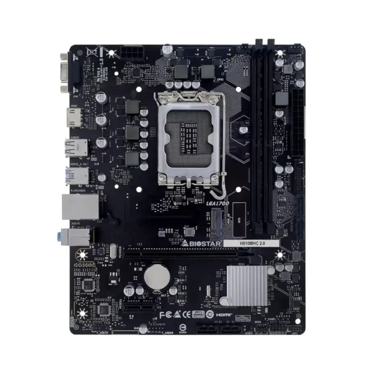 Biostar H610MHC 2.0 DDR4 Placa Base mATX LGA1700