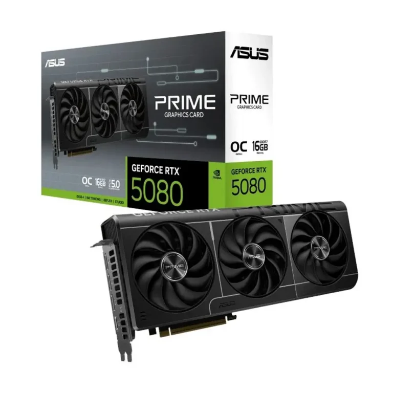 ASUS Prime RTX5080-O16G NVIDIA GeForce RTX 5080 16GB GDDR7