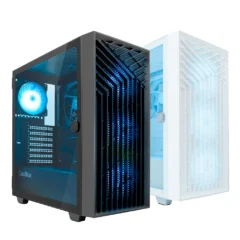 CoolBox GA300 Grid Line ARGB USB-C Sin Fuente 5 Ventiladores