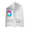 Mars Gaming MC-SE2 Caja Minitorre Cristal Templado Sin Fuente Blanca