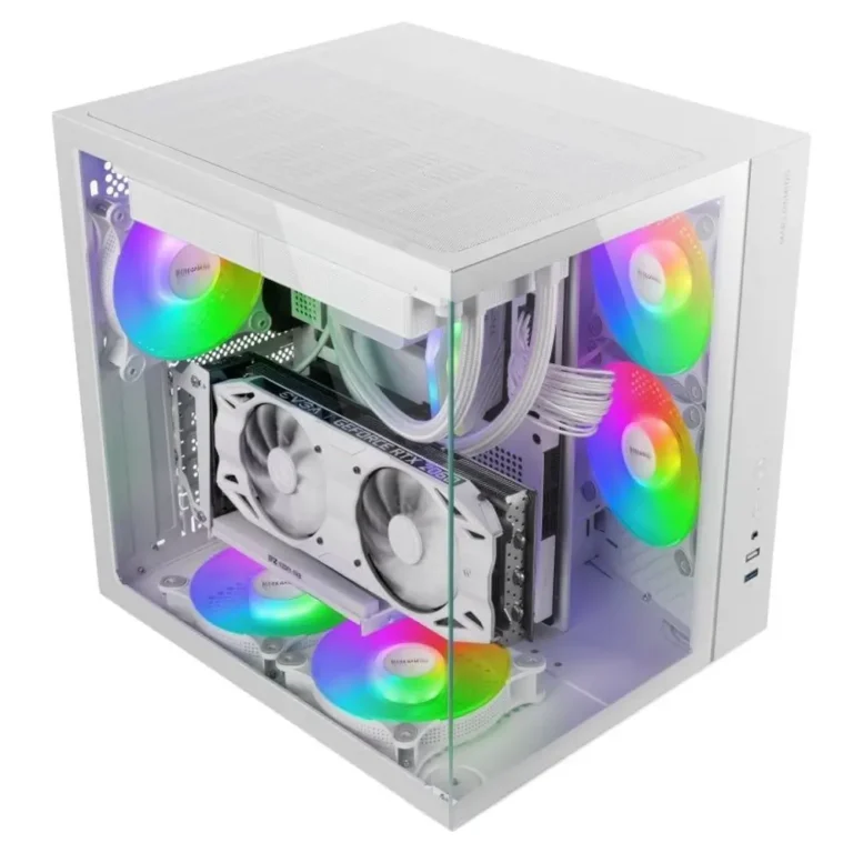 Mars Gaming MCV-ONE Caja Gaming Semitorre Blanca