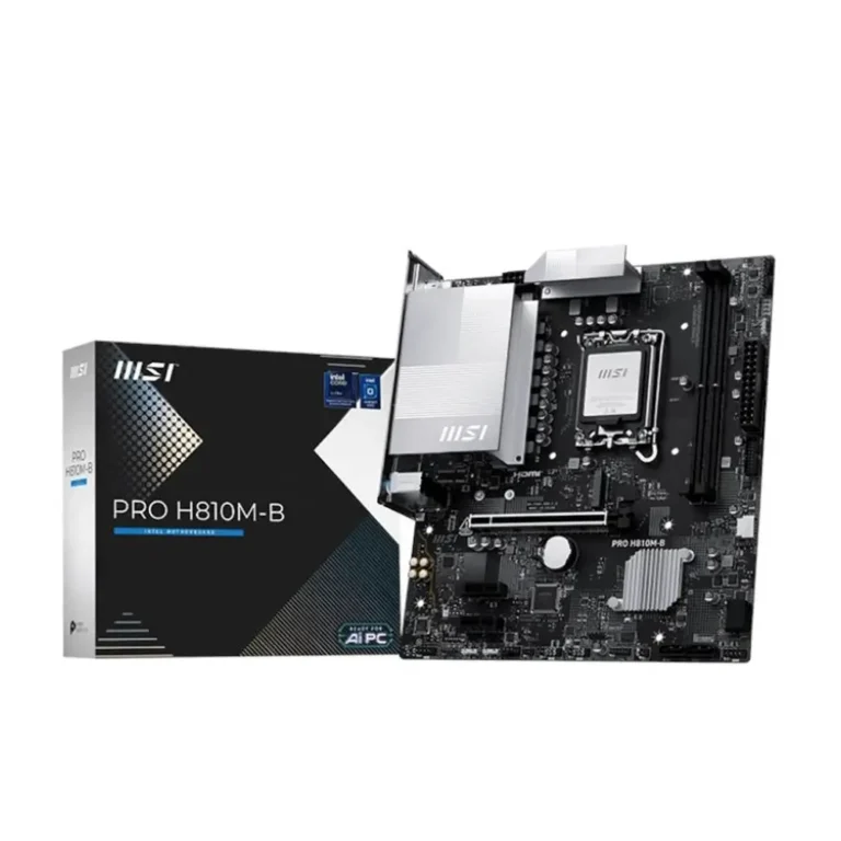 MSI PRO H810M-B Intel® H810 LGA 1851 (Socket V1) Placa Base Micro ATX
