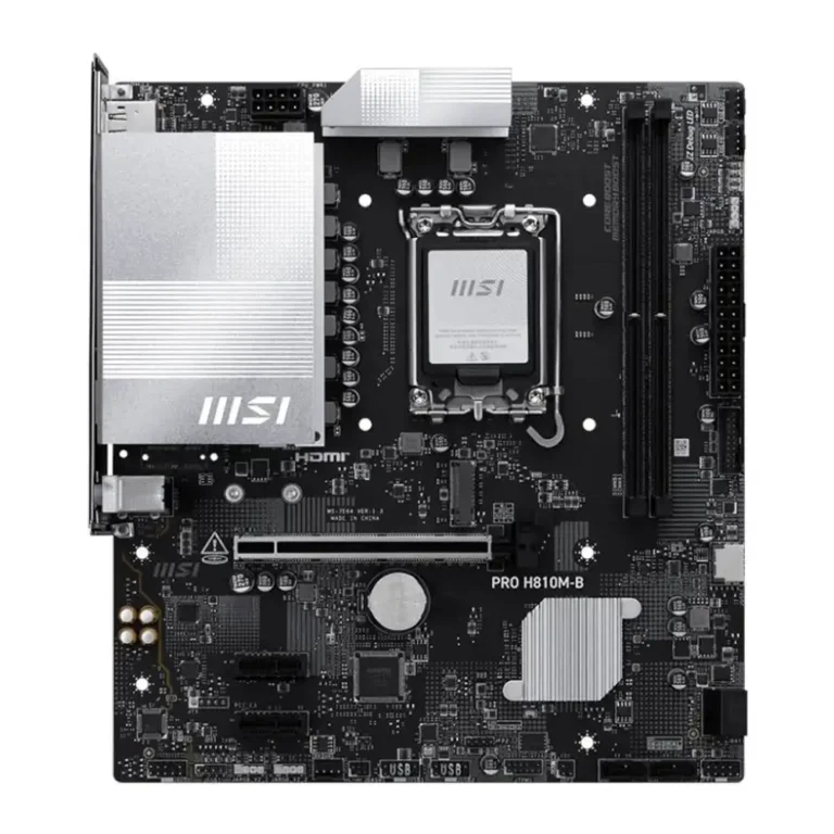 MSI PRO H810M-B Intel® H810 LGA 1851 (Socket V1) Placa Base Micro ATX