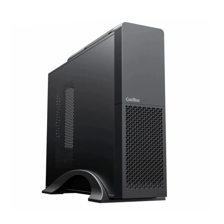 CoolBox T313 Caja Minitorre Slim Negra con Fuente 300SBZ de 300W 80+ BRONZE