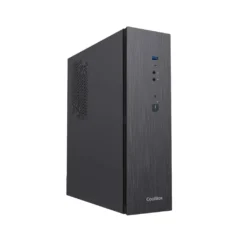 CoolBox T370 Caja Minitorre Slim Negra con Fuente 300TBZ de 300W 80+BRONZE