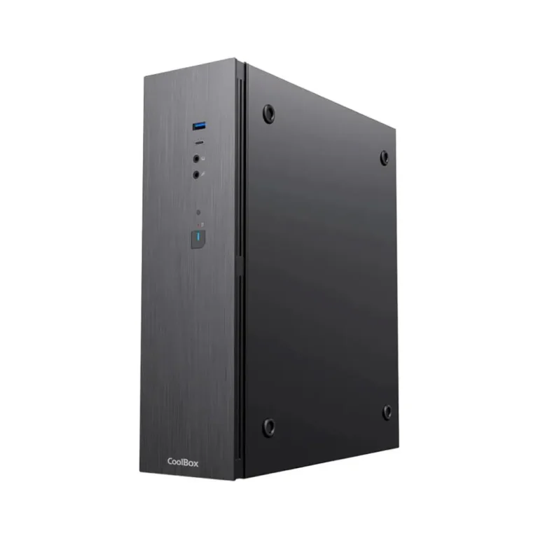 CoolBox T370 Caja Minitorre Slim Negra con Fuente 300TBZ de 300W 80+BRONZE
