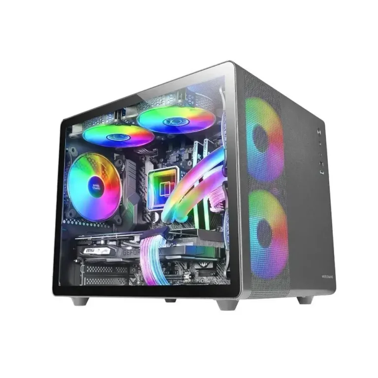 Mars Gaming MC-400 Caja Minitorre Gaming FRGB Compacta Negra
